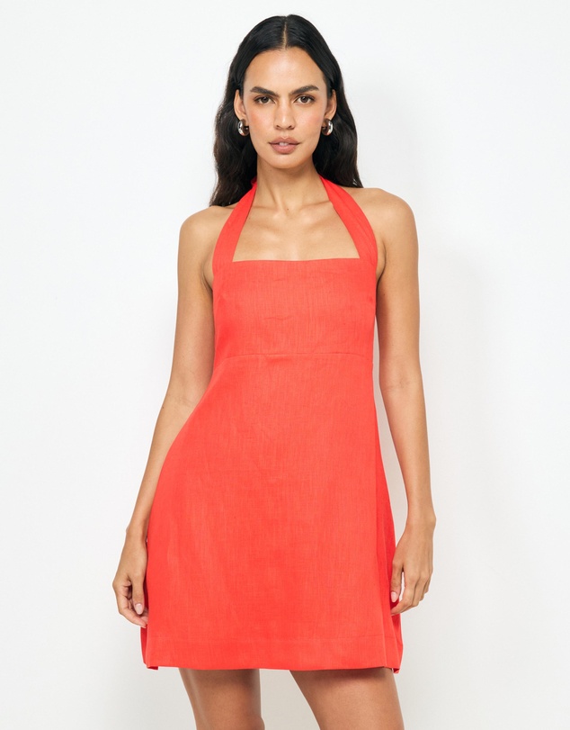 AERE - Lylah Linen Mini Dress