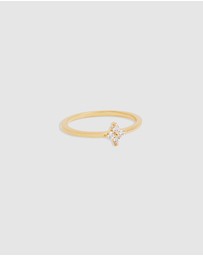 By Charlotte - Crystal Bloom Ring