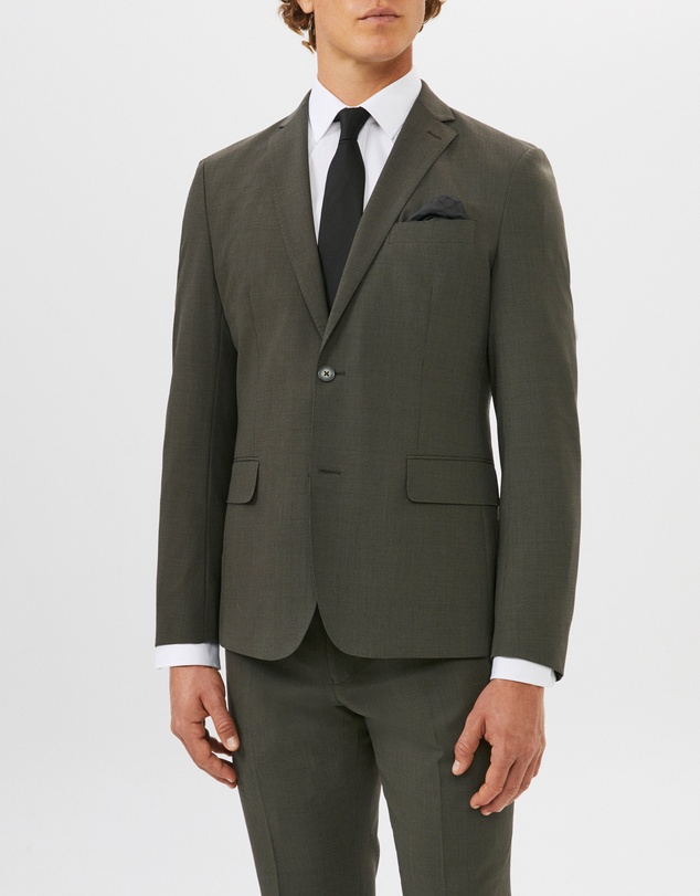 Van Heusen - Wool Blend Puppytooth Suit Jacket