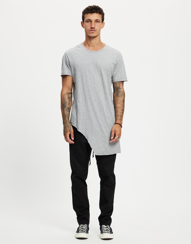 Surrounded By Ghosts - The Coltan Cotton Asymmetrical Tail T-Shirt