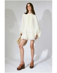 Bardot - Antonia Lace Trim Mini Dress