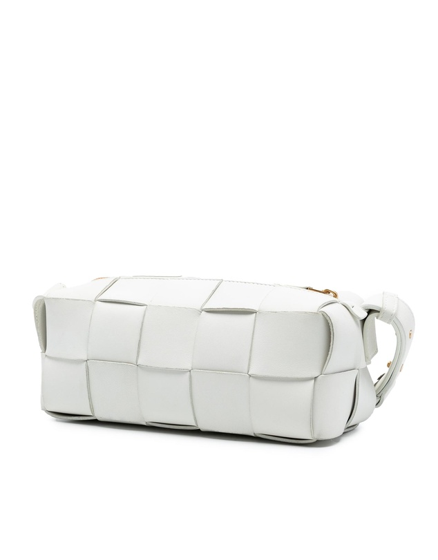 Pre-Loved by Azura Reborn - Pre-Loved Small Lambskin Intrecciato Brick Cassette