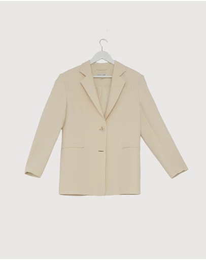 Revibe - Repaired Shona Joy Irena Oversized Tailored Blazer - AU 8