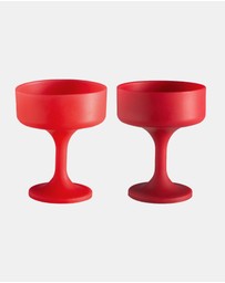 porter green - mecc | silicone unbreakable cocktail glasses