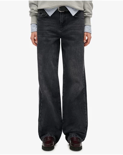 Superdry - Mid Rise Wide Leg Jean