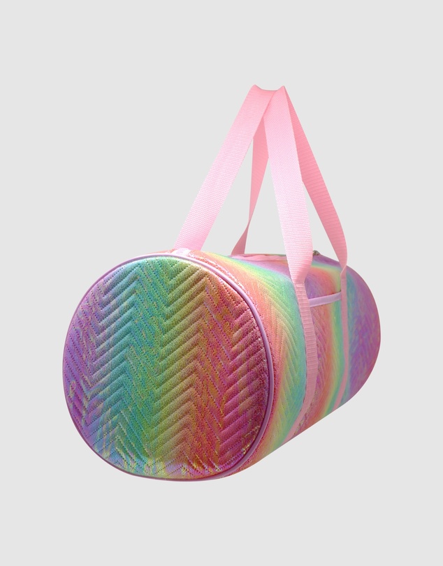 Pink Poppy - Unicorn Dreamer Quilted Rainbow Duffle Bag