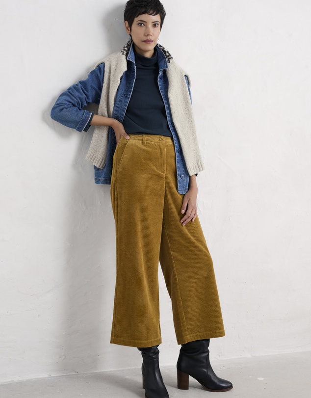 Seasalt - Seasalt Cornwall Navy Hazel Rib Top