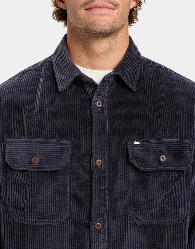 Quiksilver - Mens Venturo Cord Long Sleeve Shirt