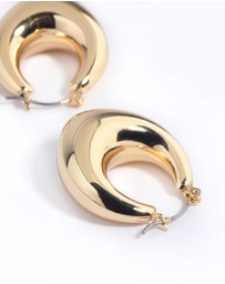 Lovisa - Gold-Plated Creole Hoop Earrings