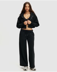 Cotton On Body Active - Plush Boxy Cropped Zip Through