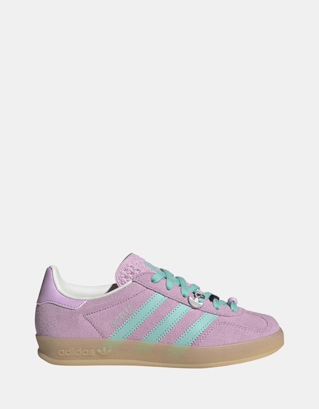 adidas gazelle silver green womens adidas Gazelle Indoor - Women's main image 0