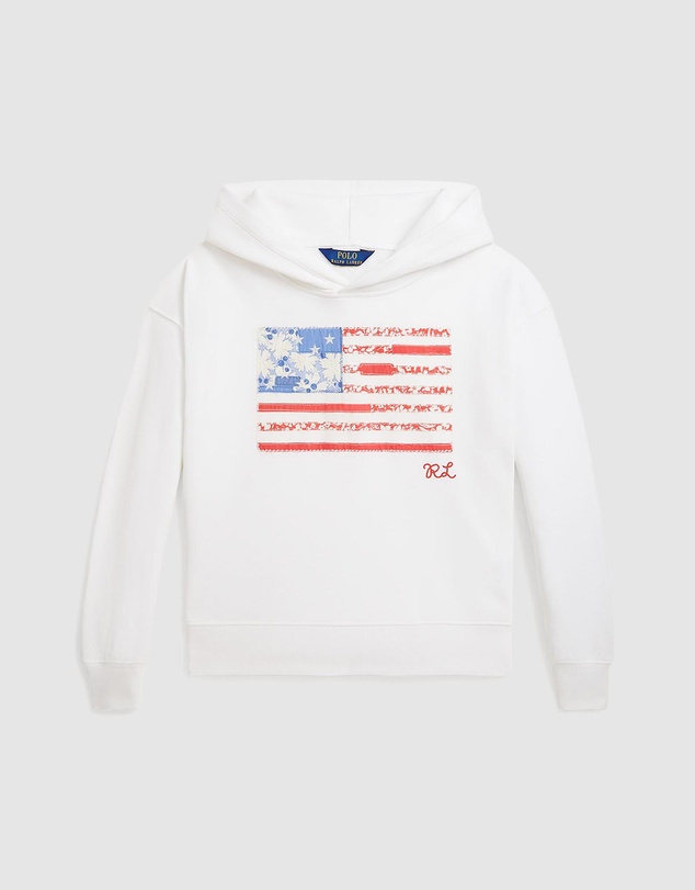 Polo Ralph Lauren - Flag French Cotton Terry Hoodie - Teens