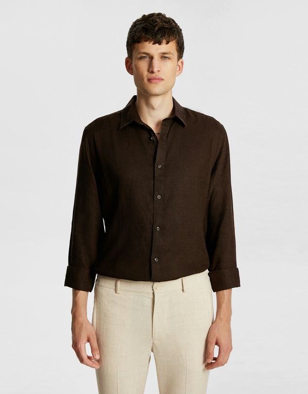 yd. - West Hampton Pure Linen Shirt