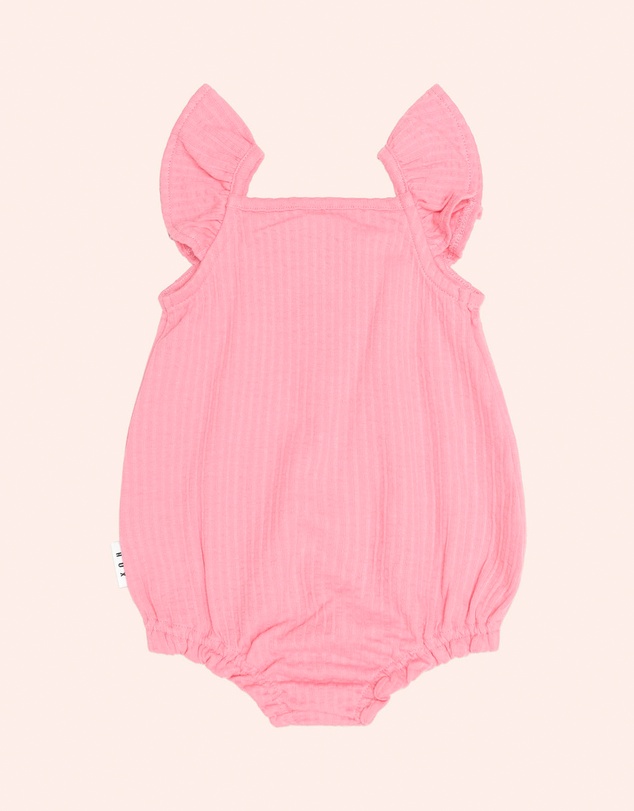 Huxbaby - Cherry Embroidery Playsuit - Babies