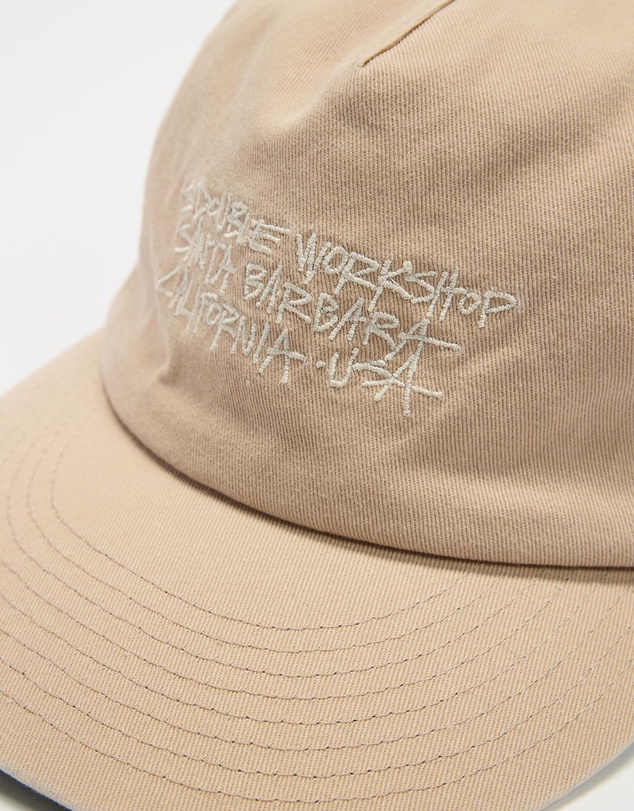 S Double - Address Text Relaxed Golfer Cap