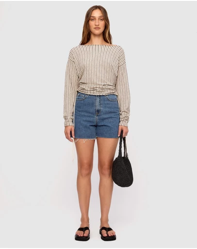 Zulu & Zephyr - Semi Sheer Knit Top