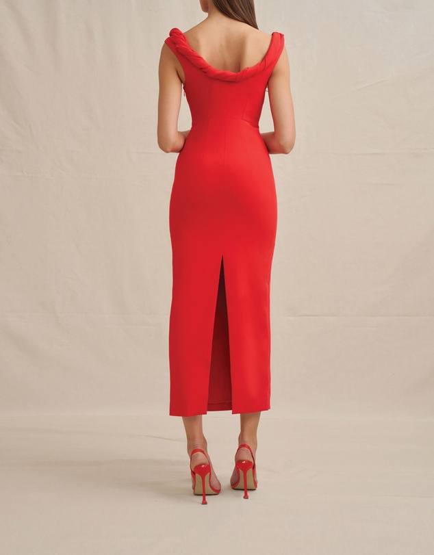 BY JOHNNY. - Talia Twist Midi Dress