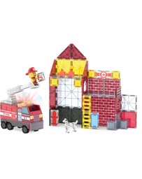 Magna-Tiles - MAGNA-TILES - Fire Station - 50 Piece