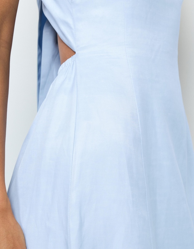 AERE - Donella Tie Back Midi Dress