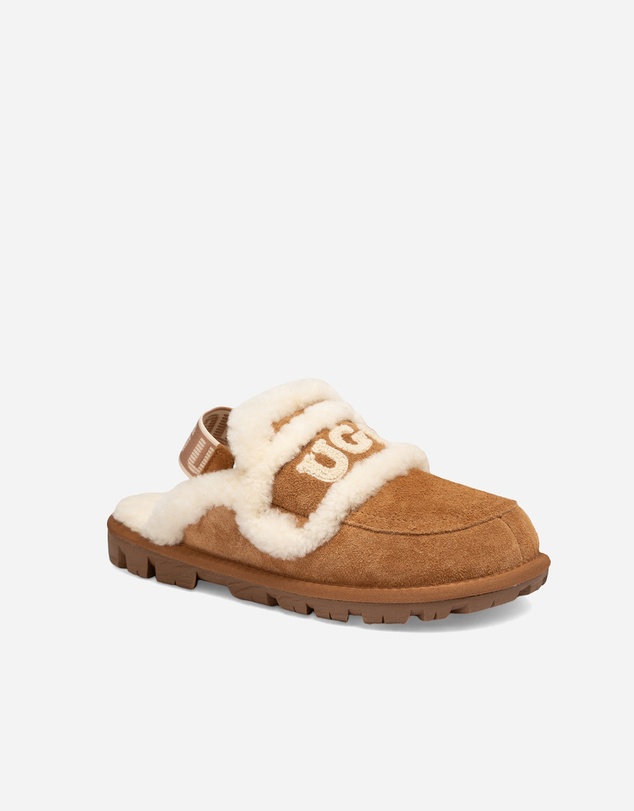 Ozwear Connection Uggs - Ugg Violet Heritage Shearling Slipper Elastic Logo Strap (Detachable)
