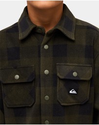 Quiksilver - Boys 8 to 16 Bering Strait Check Long Sleeve Shirt