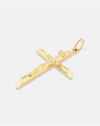 Michael Hill - Crucifix Cross Pendant in 10kt Yellow Gold