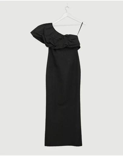 Revibe - Repaired Elle Zeitoune Cayden One Shoulder Gown - AU 10