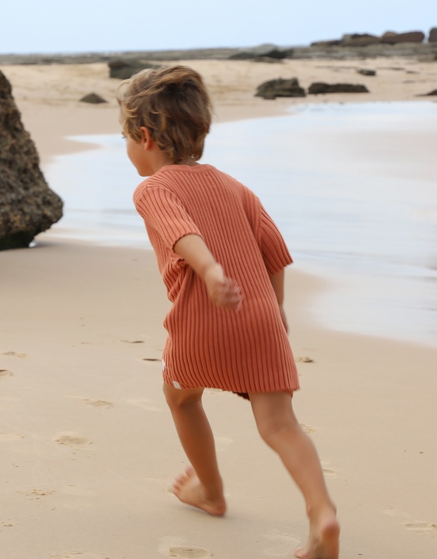 All Fenix - Mini Rib Knit Tee - Babies-Kids