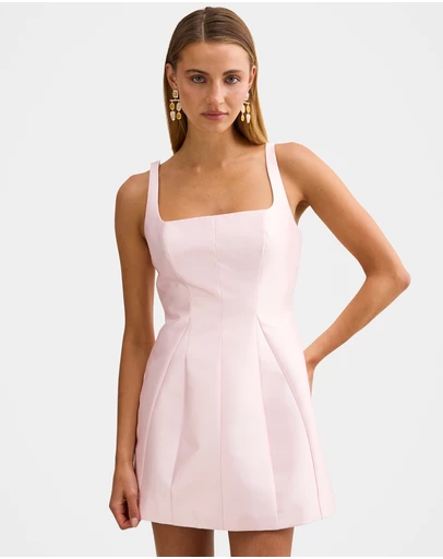 Forever New - Kaitlyn Structured Satin Mini Dress