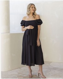 Angel Maternity - Fabia Reversible Tie Maternity Dress
