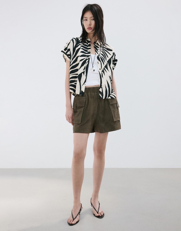 M.N.G - Flowy Printed Shirt