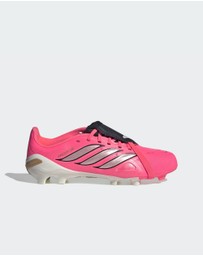 adidas Performance - PREDATOR LEAGUE Fold-Over Tongue Firm Ground Foot Football Ball Boots Kids