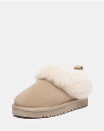 EVERAU - Australian Shepherd Ugg Glacial Kids Cow Suede Upper UGG Boots
