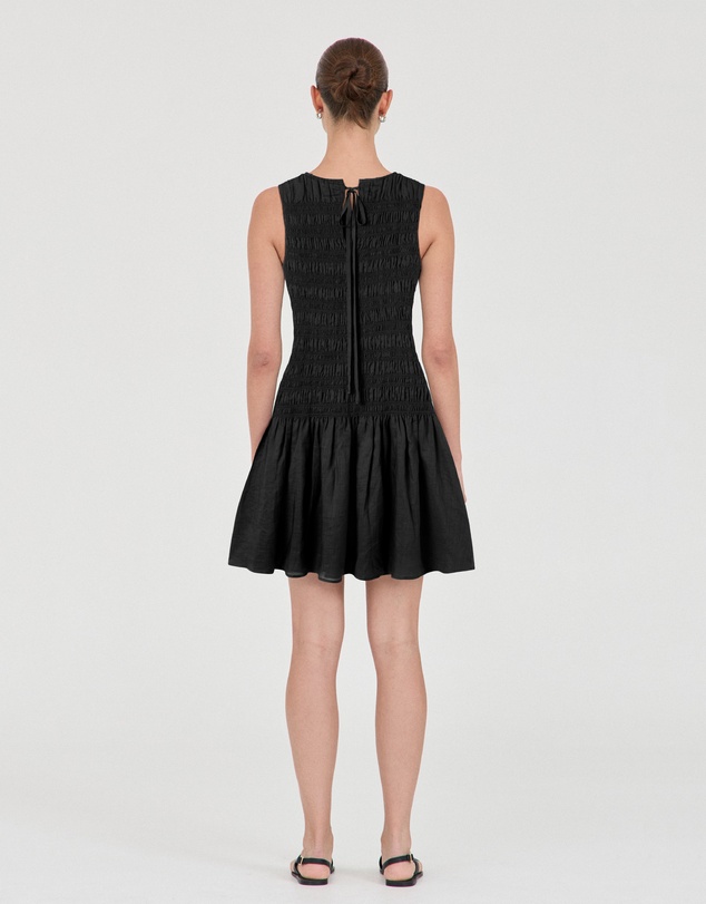 FRIEND of AUDREY - Lily Shirred Mini Dress