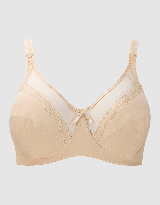 Royce Lingerie - Charlotte Supportive Cotton-Lined Full Bust Nursing Bra