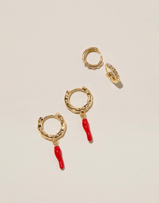 Rubi - 2Pk Mid Earring