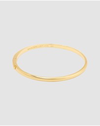 Wanderlust + Co - Classic 14K Gold Vermeil Bangle