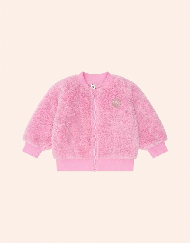 Huxbaby - Varsity Huxette Fur Jacket - Babies-Kids