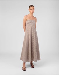 MVN - Gingham Maxi Dress
