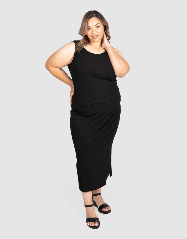 Love Your Wardrobe - Arial Rib Tank
