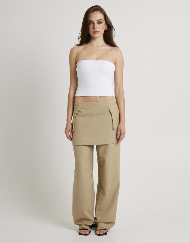 Alice In The Eve - Sloane Tailored Mid-Rise Pant