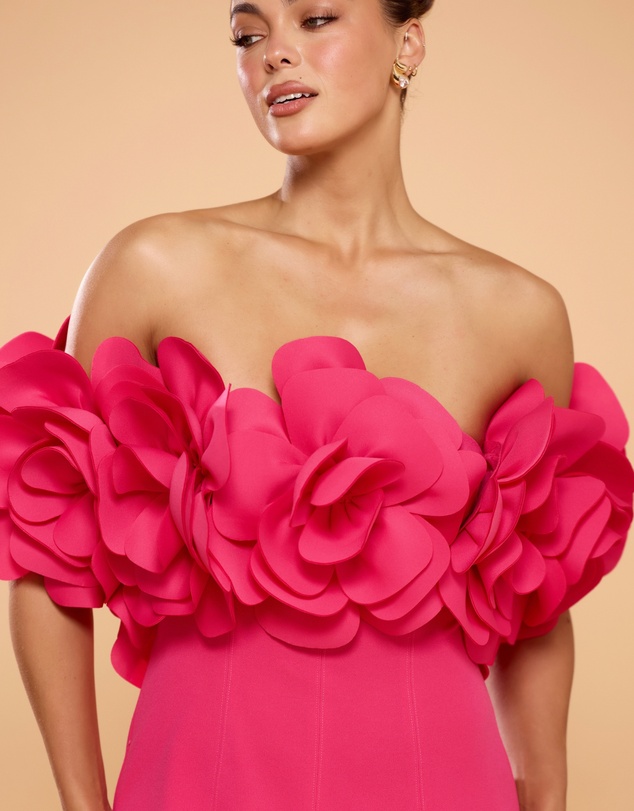 CATHERINE FERRARO - Daphne Off Shoulder Mini Dress