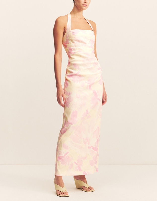 Shona Joy - Addison Draped Halter Maxi Dress