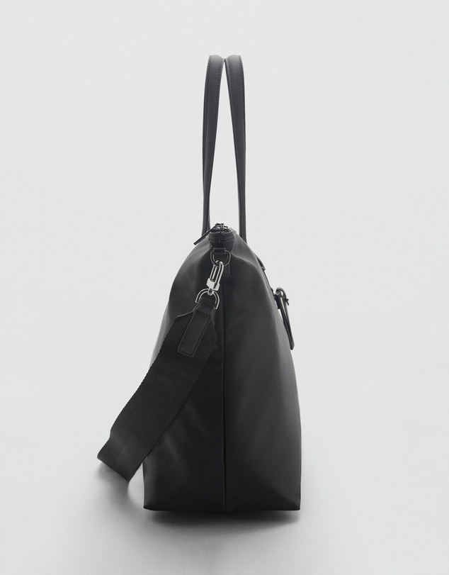 M.N.G - Large Nylon Shopper Bag