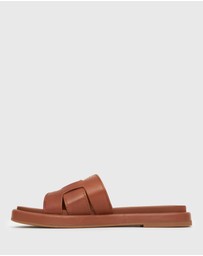 Betts - Bella Leather Flat Slides