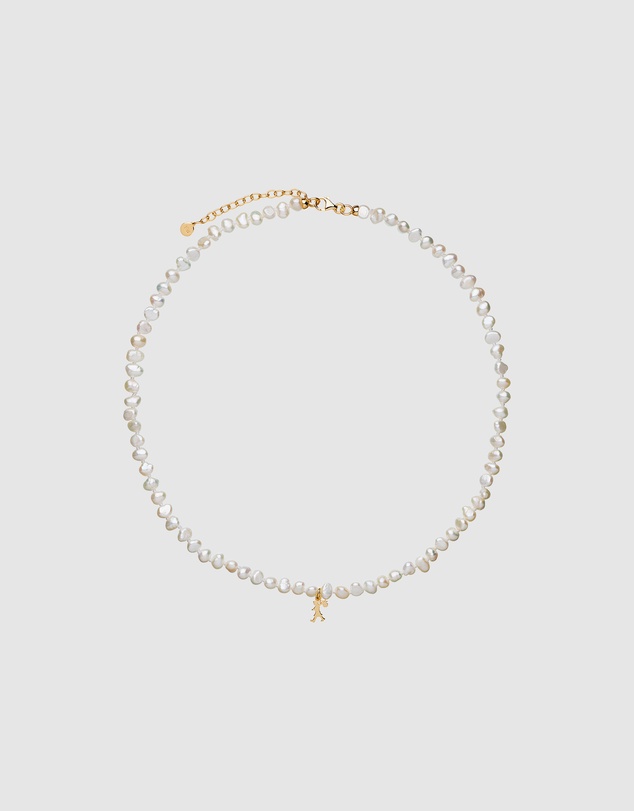 Karen Walker - Mini Girl with Pearls Necklace