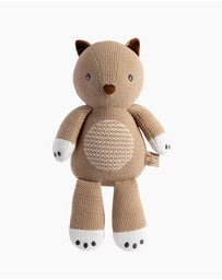 Living Textiles - Knitted Toy - Wally the Wombat