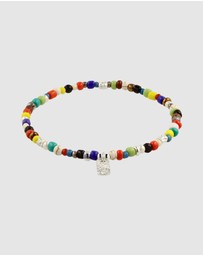 Kuzzoi - ICONIC EXCLUSIVE - Mixed Bead Bracelet with Sterling Silver Elements