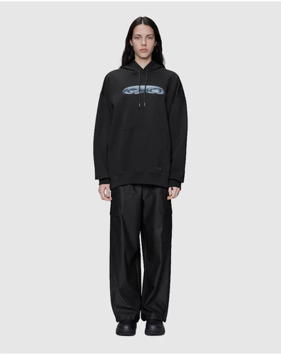 RAINS - Women's Classic Hoodie Splash 3D Black