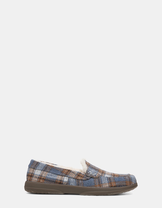 Vionic - Lynez Slipper - Blue Plaid